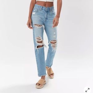 Womens Levi’s 501 Jeans